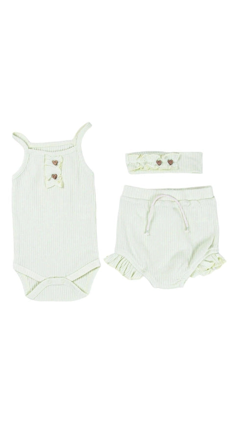 Light Green 3 Piece Summer Set