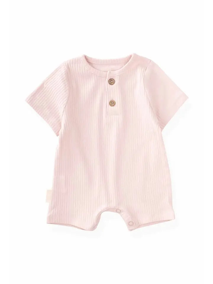 Powder Pink Baby Romper