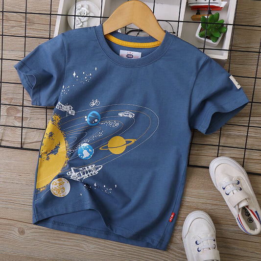 Planet Car Print Shirt