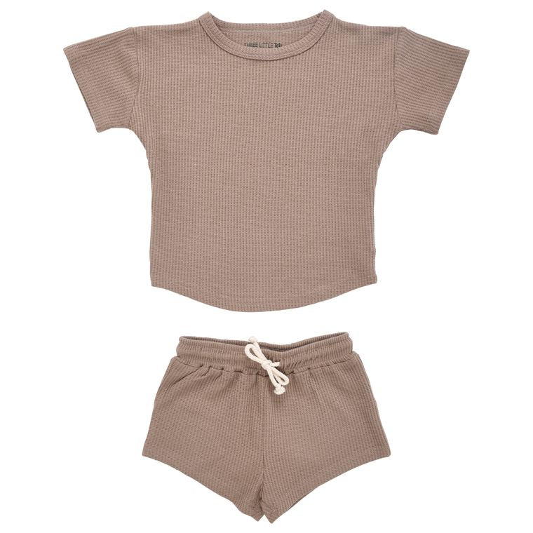 Summer Waffle Toddler Top & Bottom Set